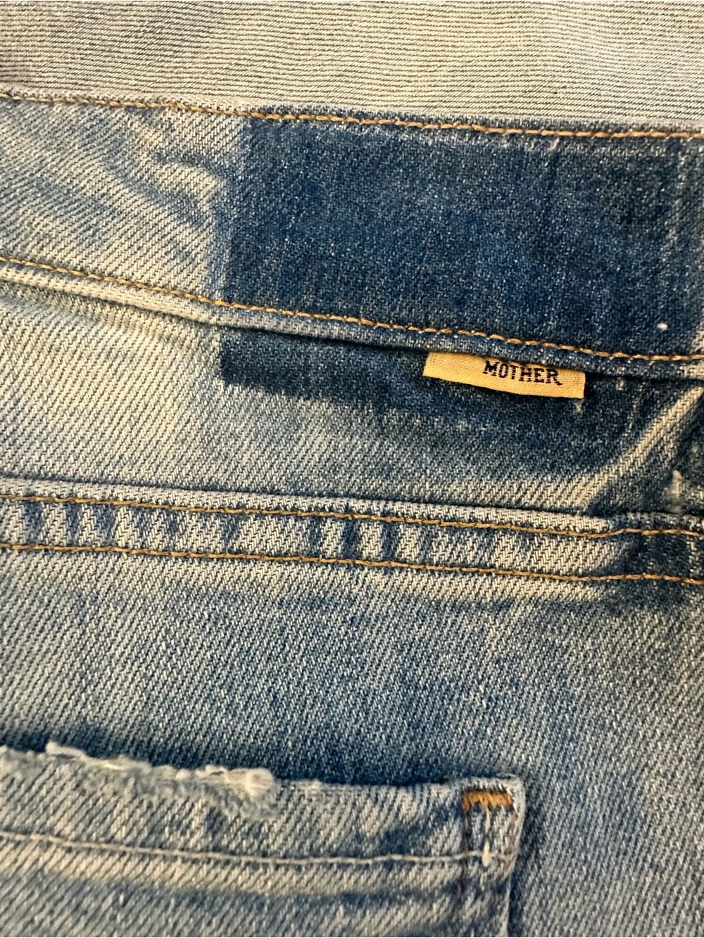 Mother Superior Denim The Flirt Fray I Confess Jeans Size 25 EUC - Picture 5 of 8